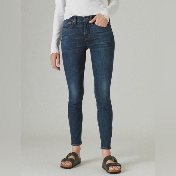 Lucky Brand Ava Mid-Rise Skinny Jeans Size 10/30R - Picture 4 of 11